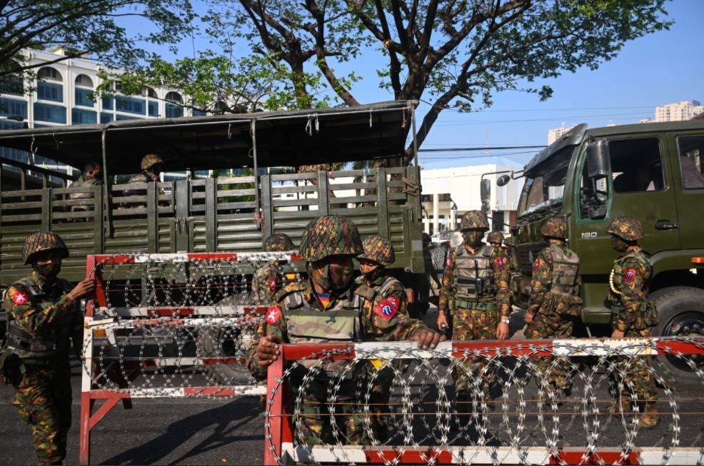 Myanmar soldiers