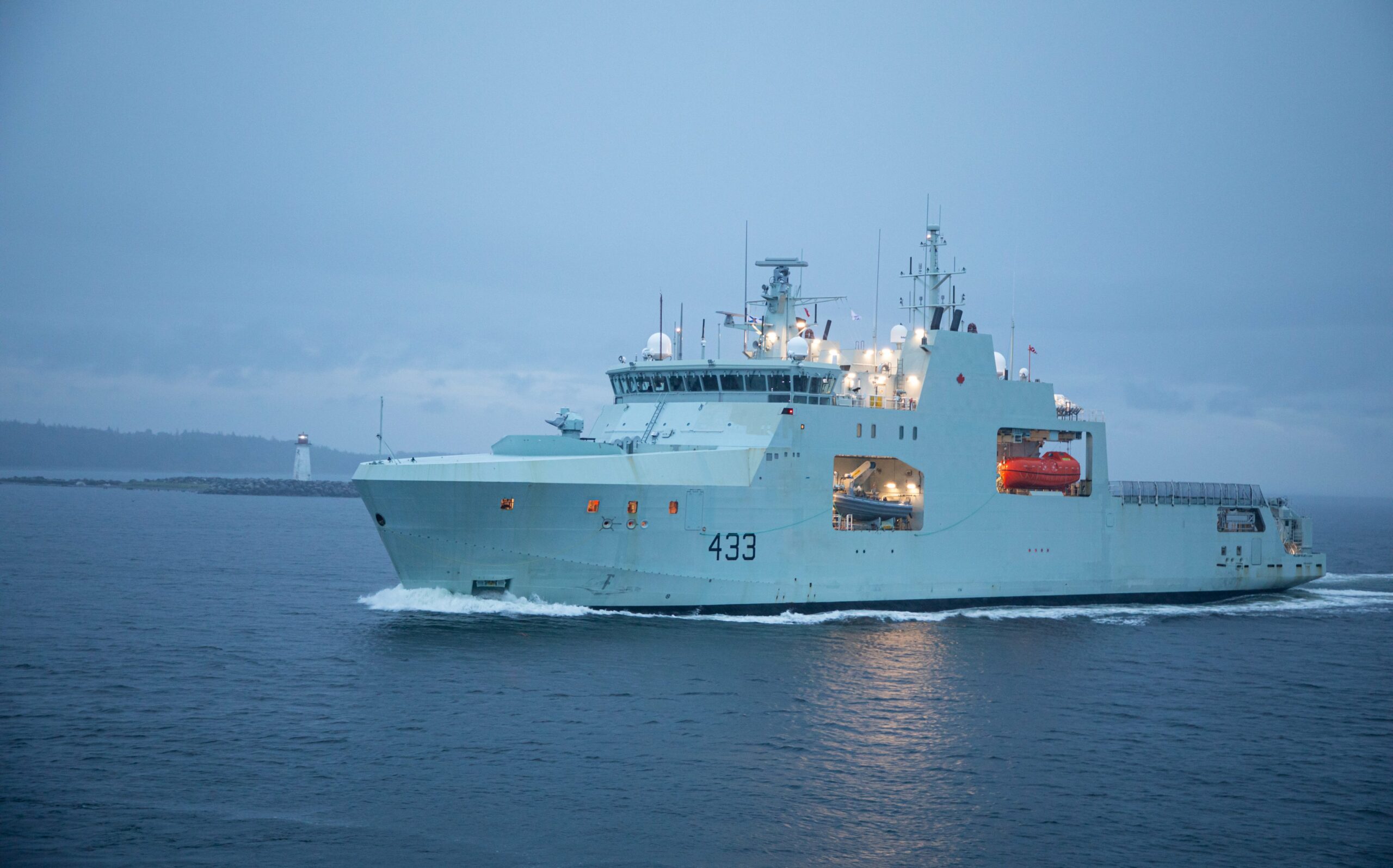 HMCS William Hall Arctic and Offshore Patrol Ship (AOPS)