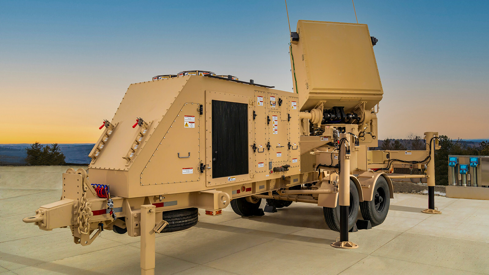 GhostEye MR is an advanced 360-degree surveillance and fire control sensor designed for NASAMS that can detect, track, and identify a wide variety of threats.