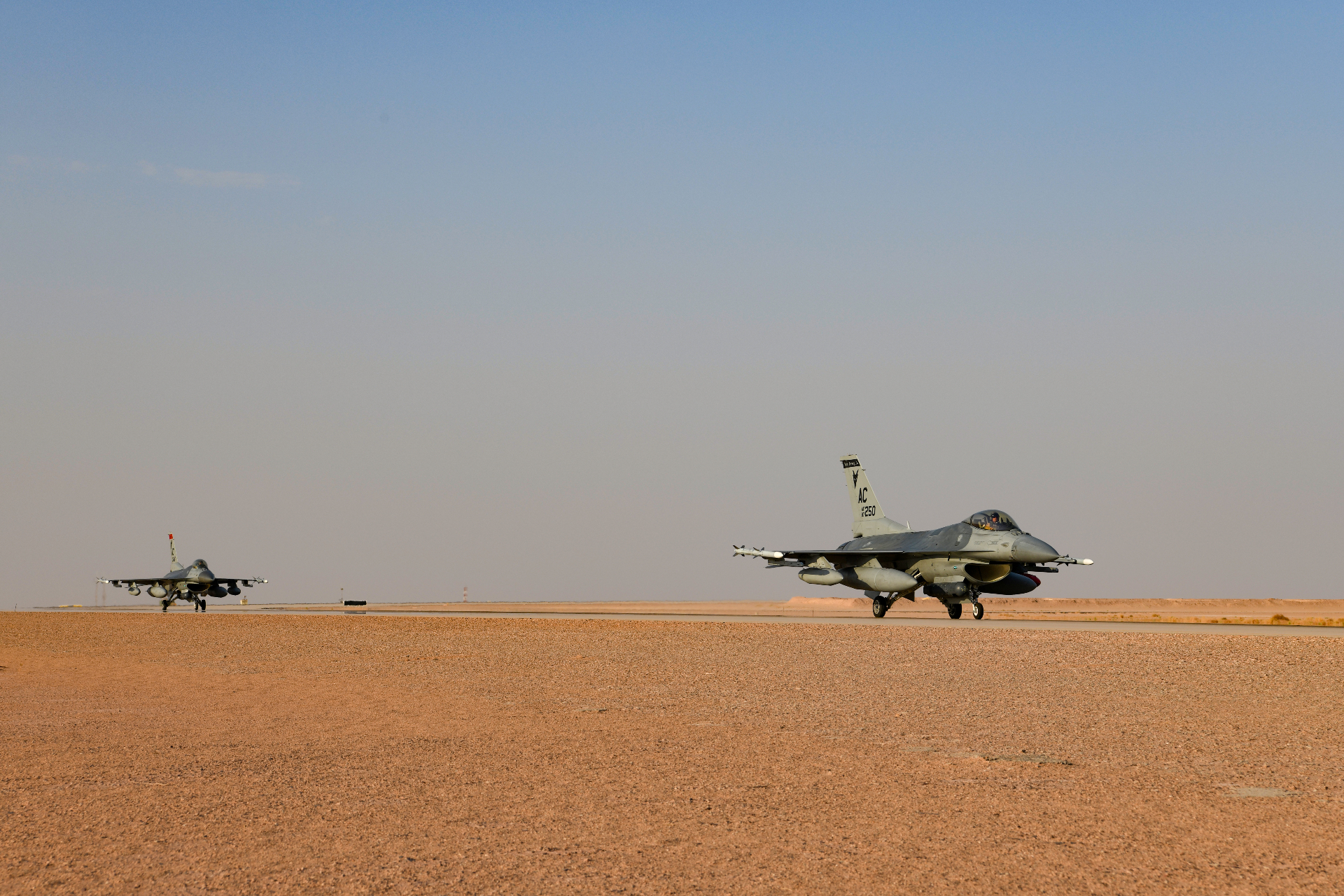 The New Jersey Air National Guard’s 119th Expeditionary Fighter Squadron arrived within U.S. Central Command’s area of responsibility, bolstering U.S. posture to defend U.S. forces and deter further aggression in the region. (U.S. Air Force photo by Tech. Sgt. Megan Floyd)