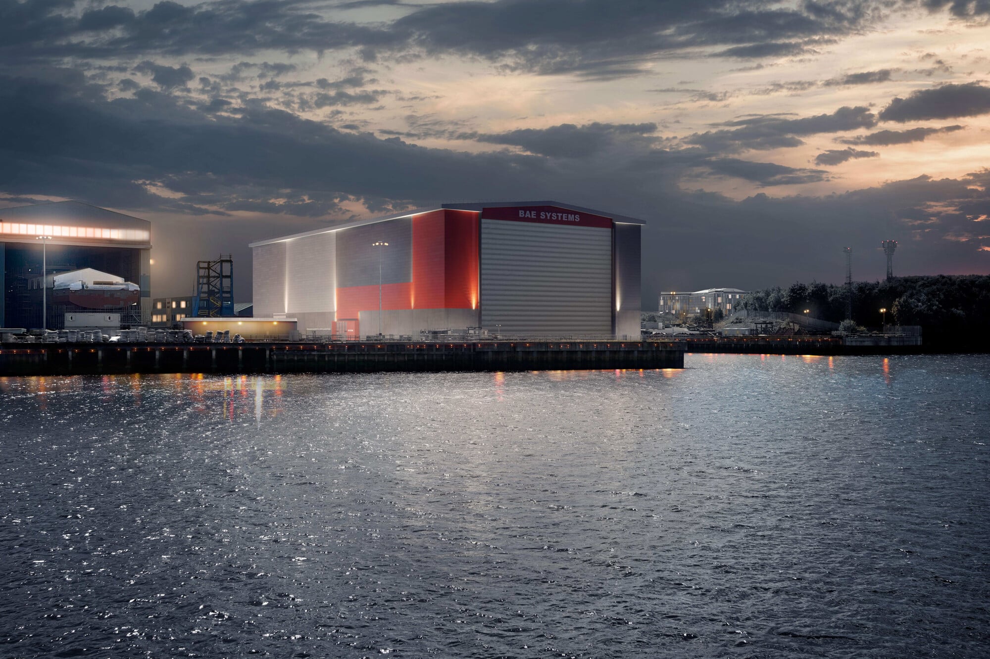 BAE Systems shipbuilding facility