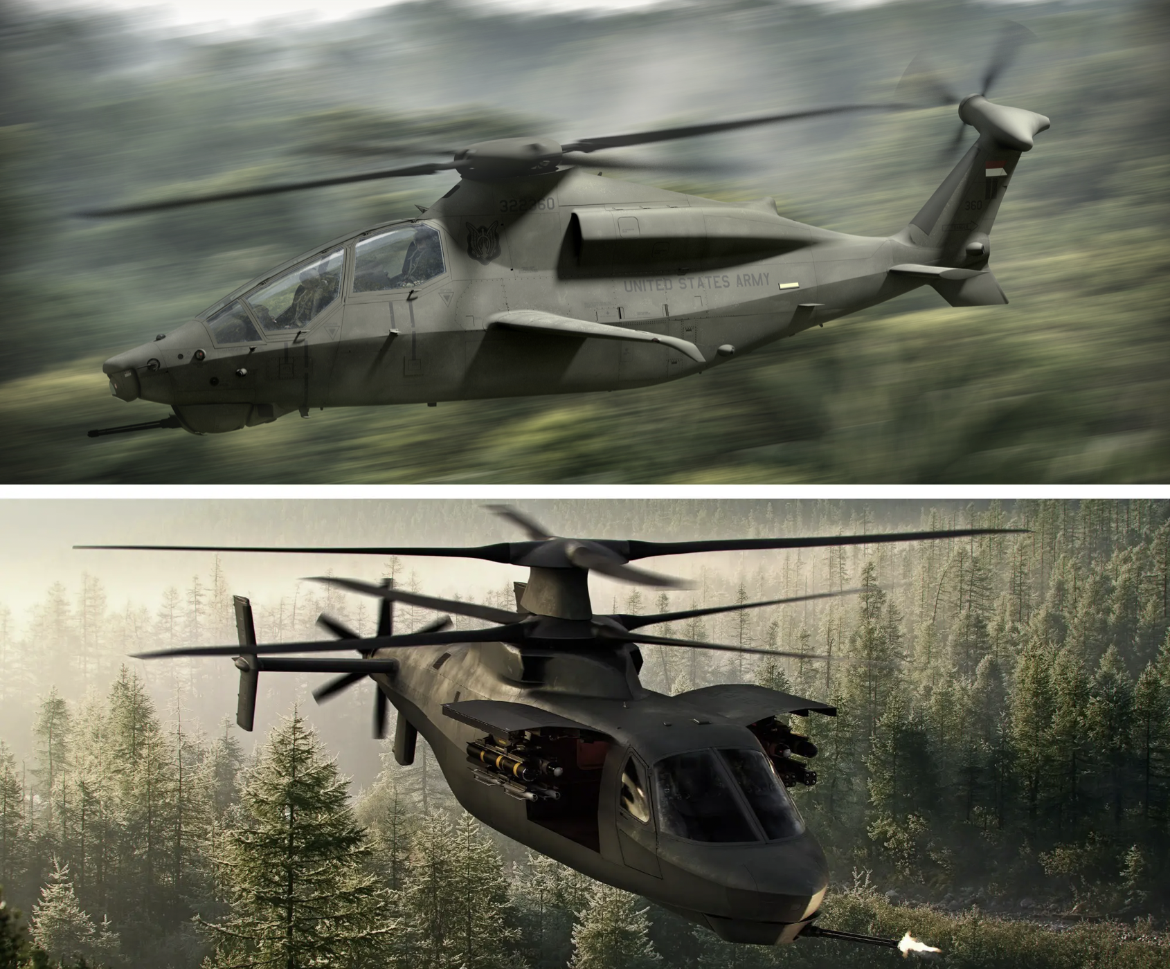 Prototype designs for the Future Attack Reconnaissance Aircraft