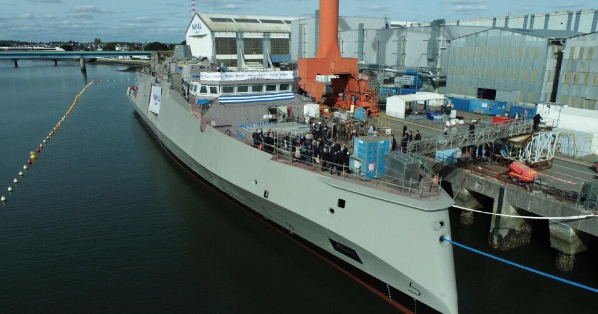 Launching of Greece's HS Kimon in France