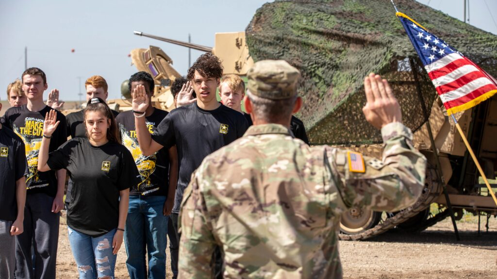 US Army recruits