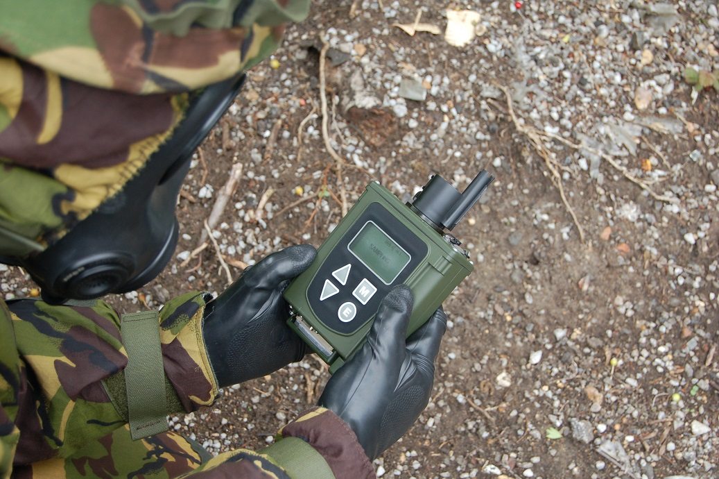 Chemical agent sensing device