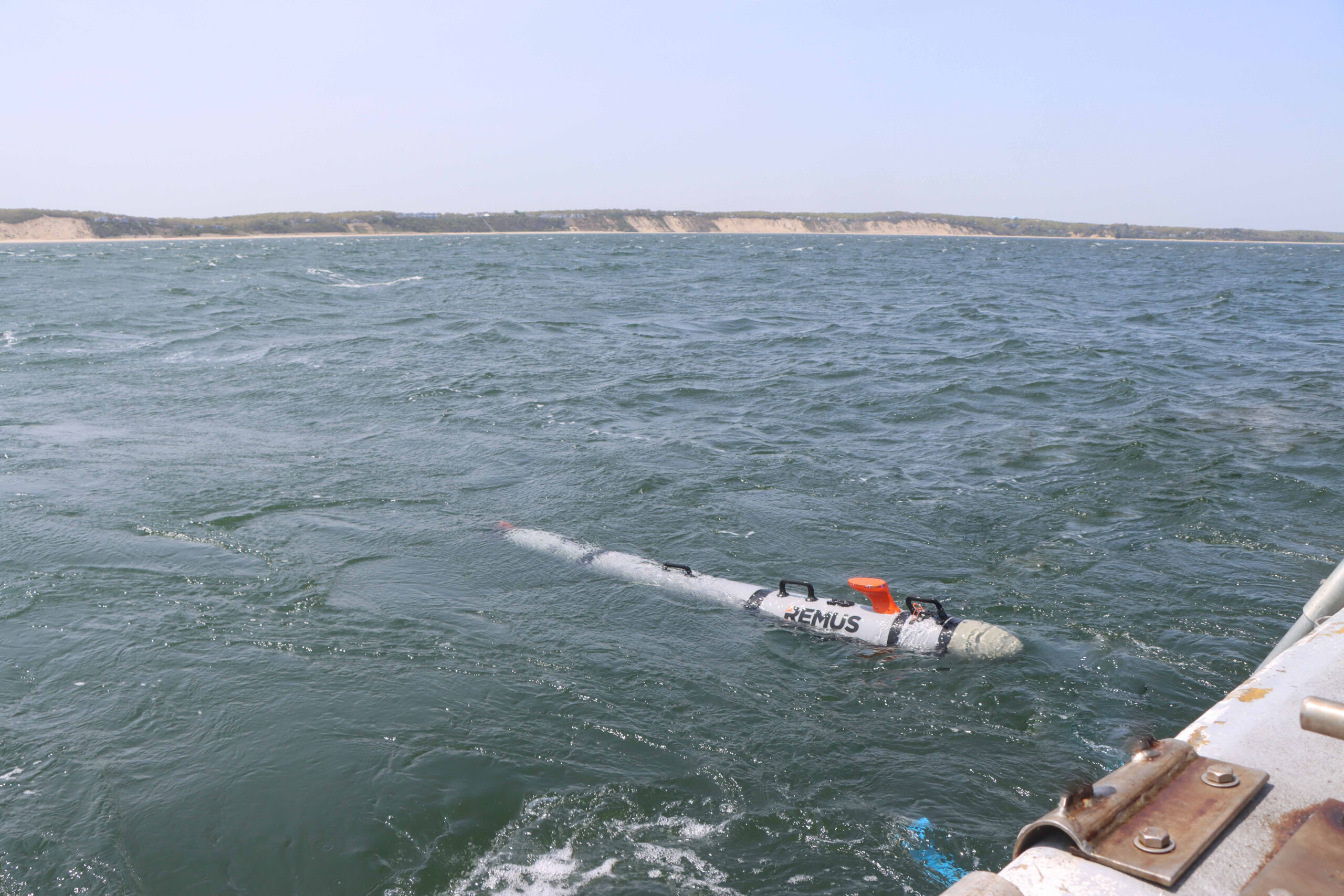 REMUS 300 unmanned underwater vehicle. PHoto: HII