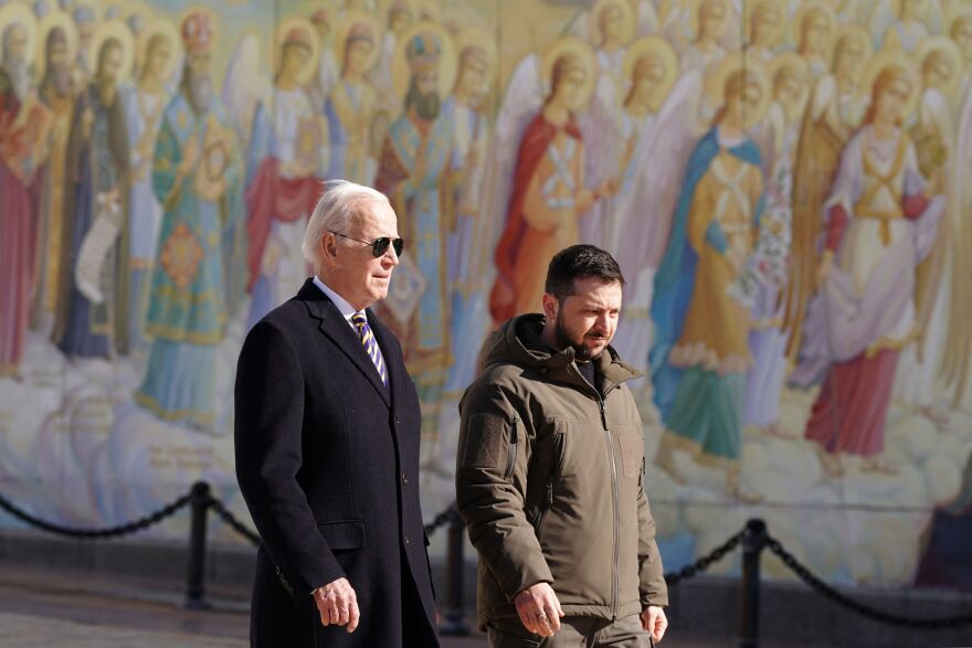 Biden and Zelensky
