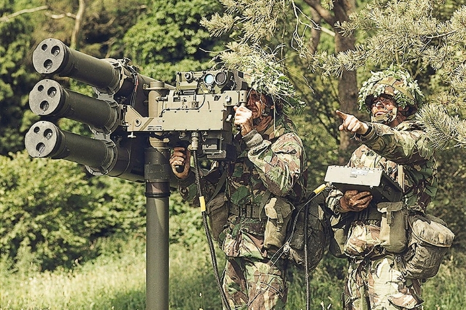 Starstreak air defense system