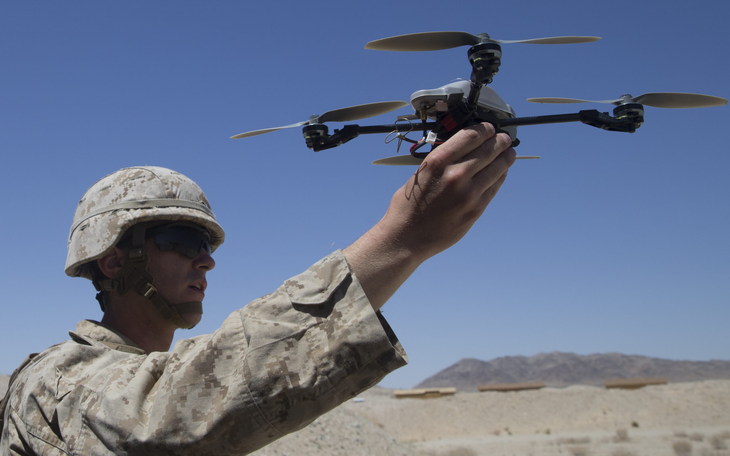 US soldier drone