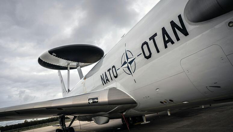 NATO Airborne Warning and Control (AWACS) plane.
