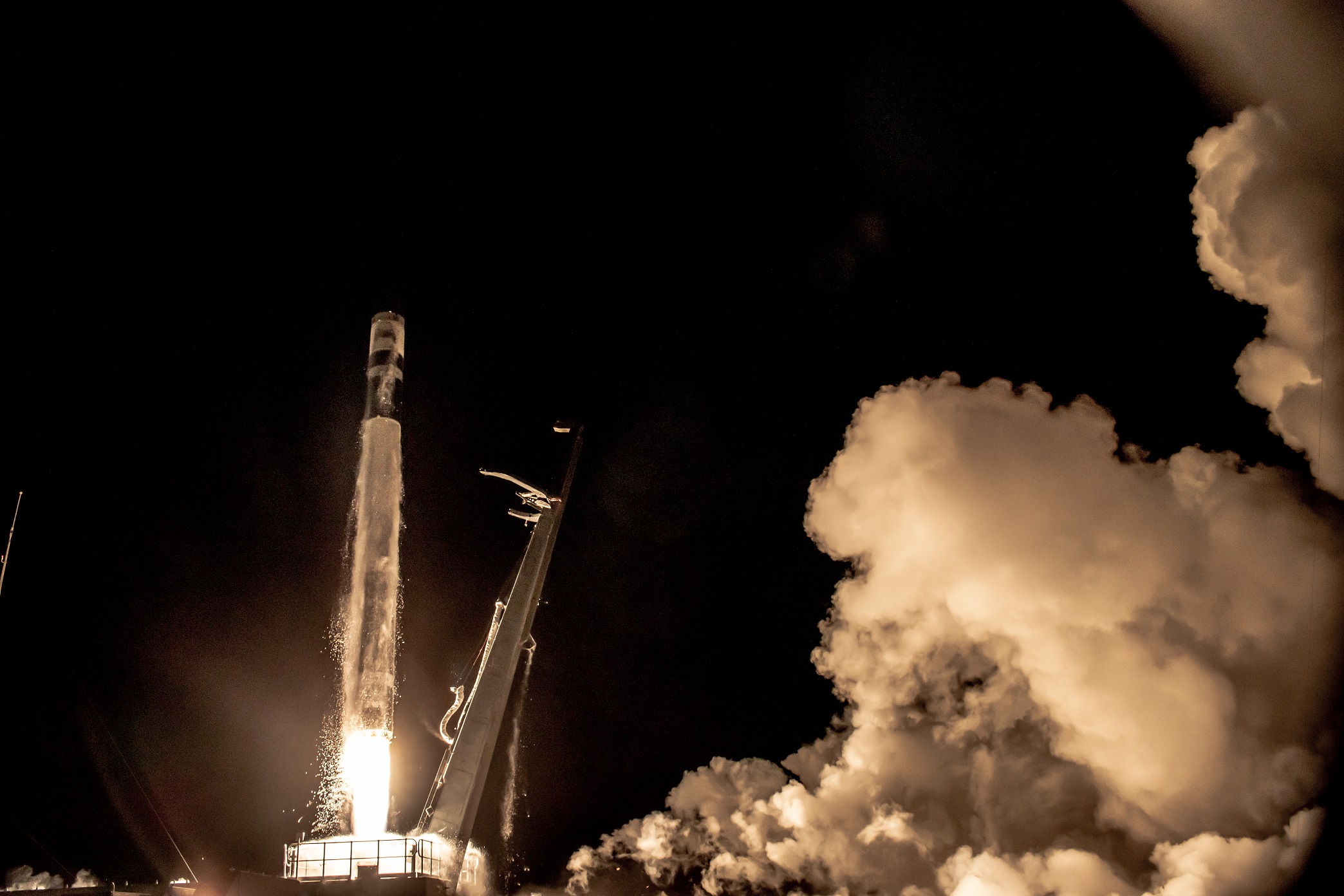 Booster launch