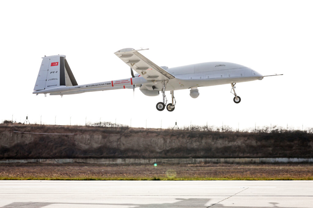 The Bayraktar TB3 drone.