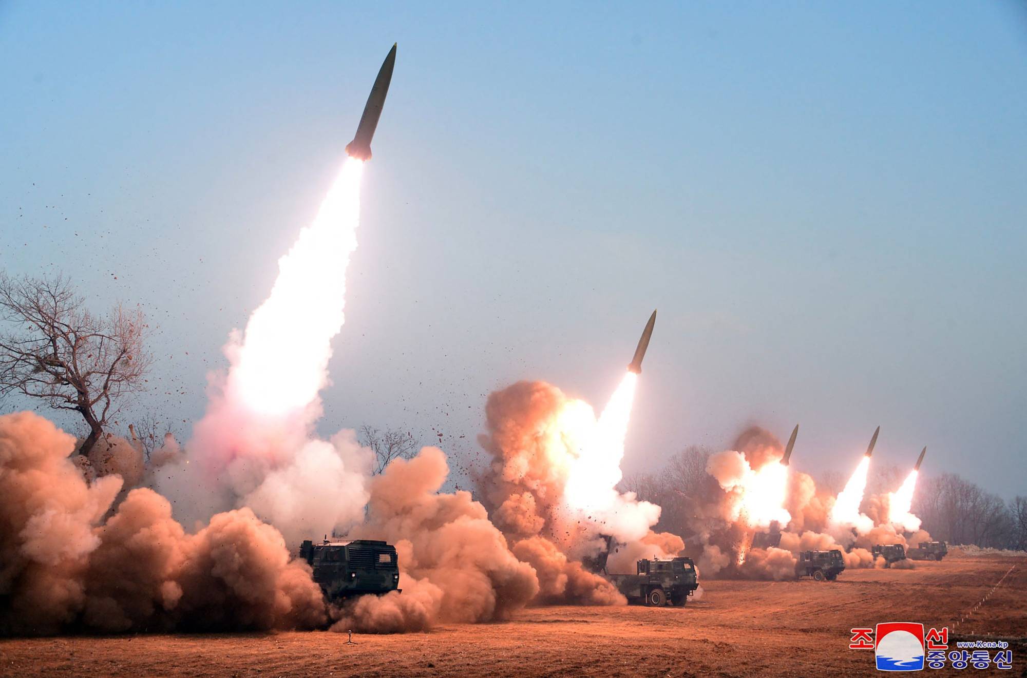 North Korea fires missiles