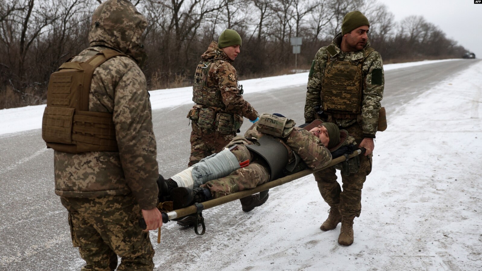 Injured soldier