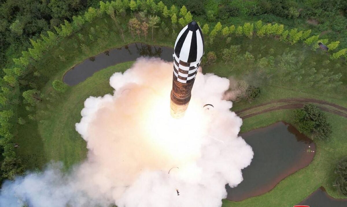 North Korean intercontinental ballistic missile