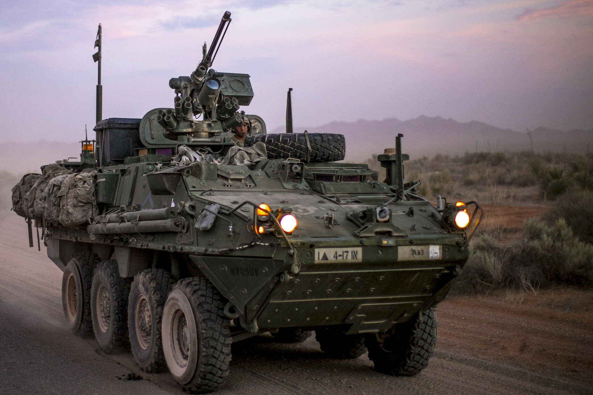 Stryker combat vehicle