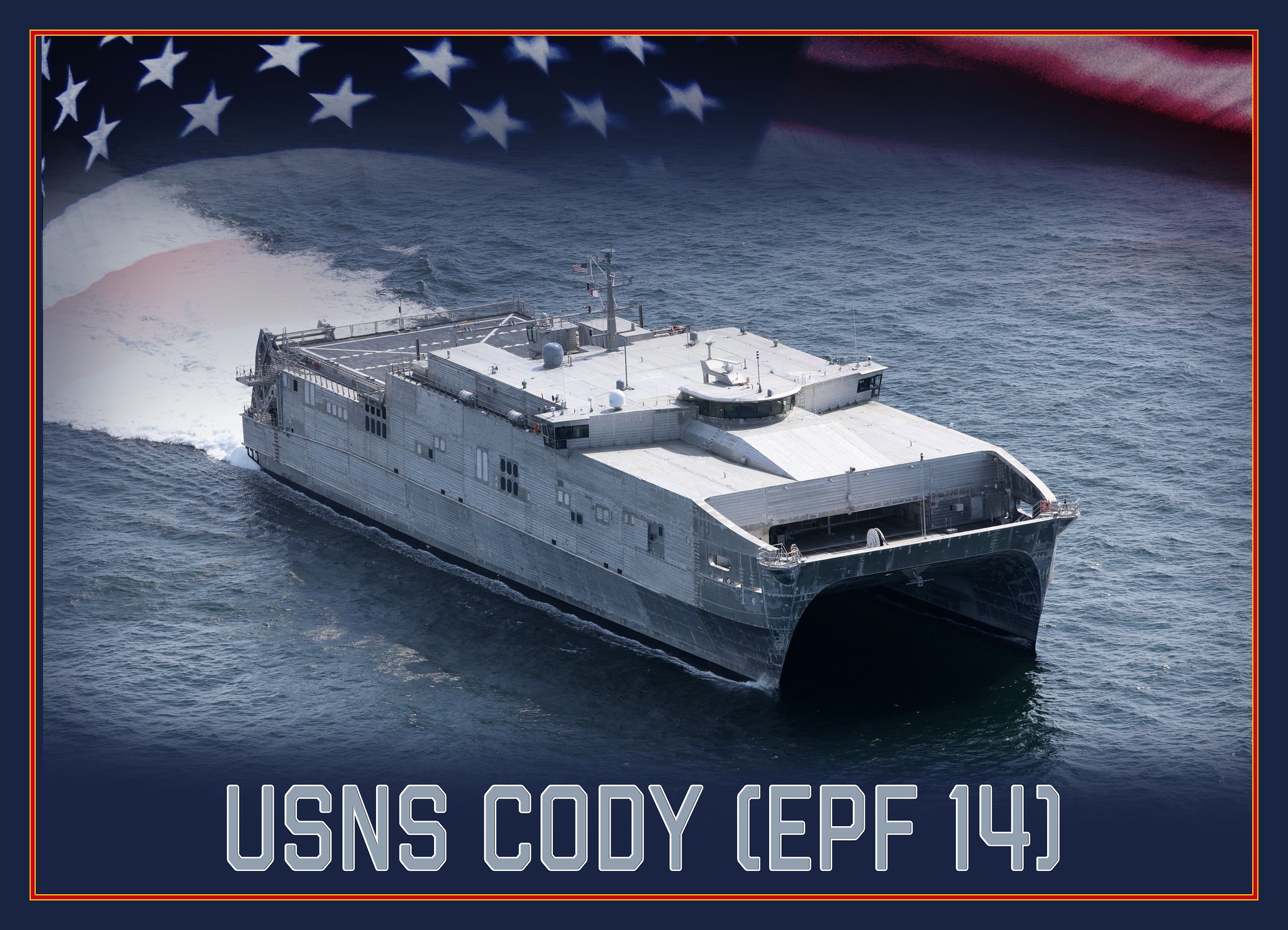 USNS Cody Spearhead-class Expeditionary Fast Transport Vessel (EPF 14).