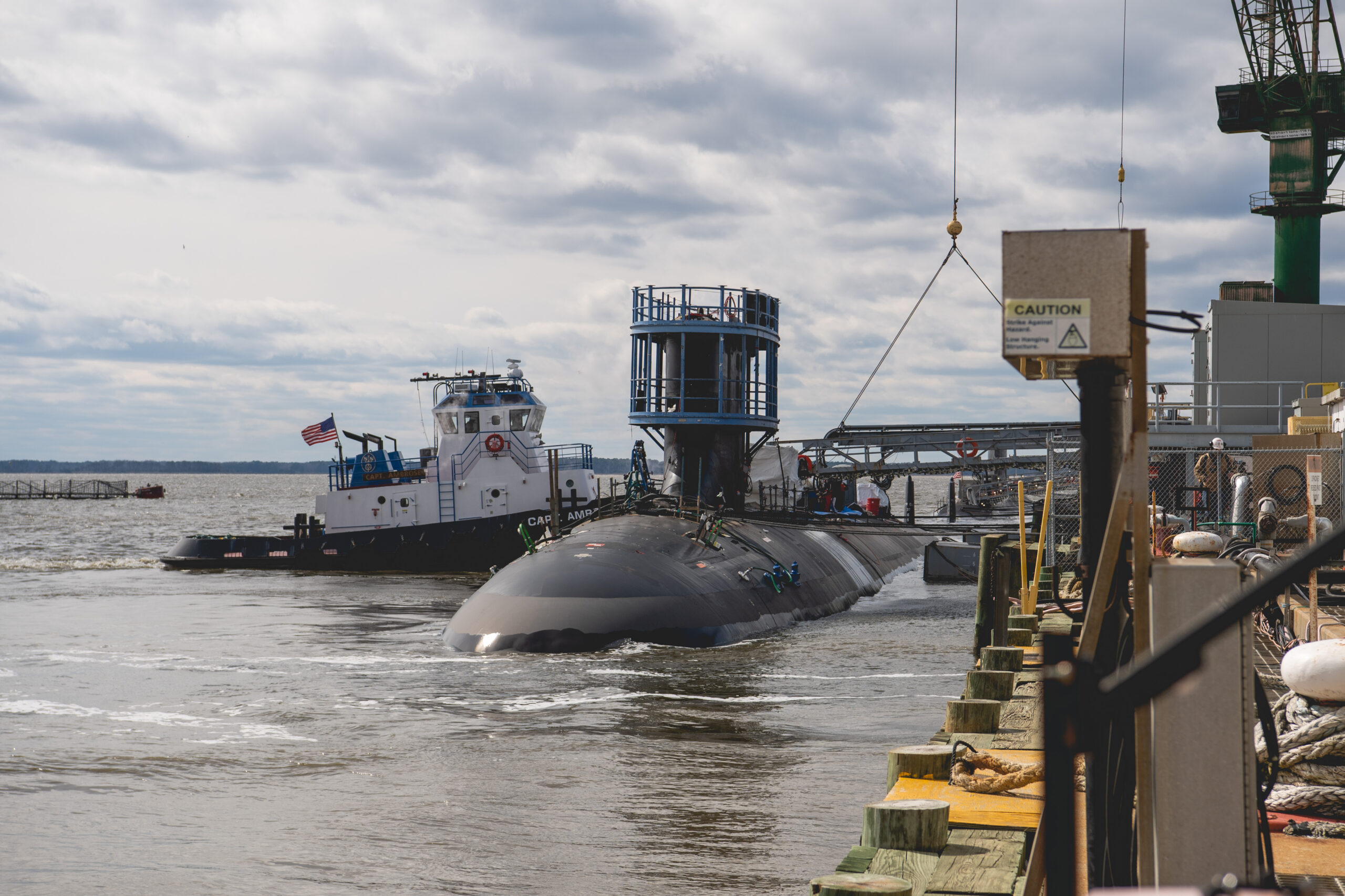 USS Massachusetts (SSN 798) nuclear-powered submarine. Photo: HII