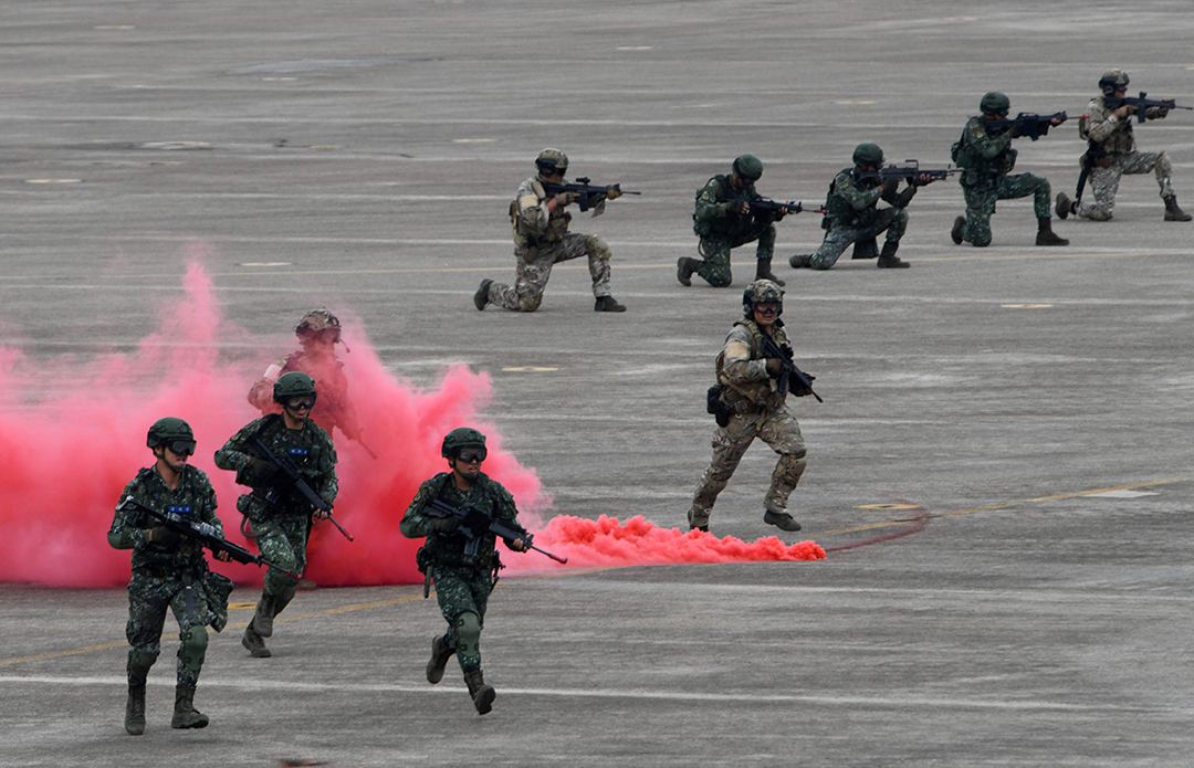 Taiwanese soldiers