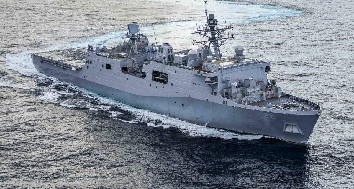 San Antonio-class amphibious transport dock Fort Lauderdale (LPD 28).