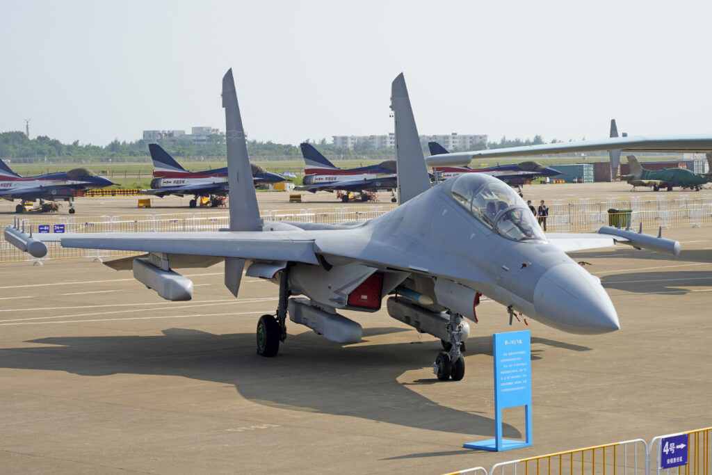 J-16D electronic warfare aircraft