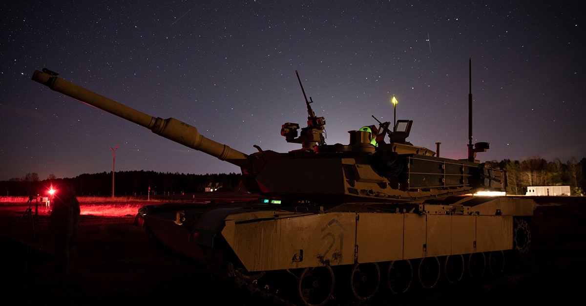US Army Bradley fighting vehicle