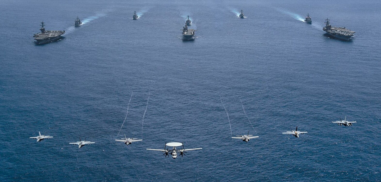 US Navy warships