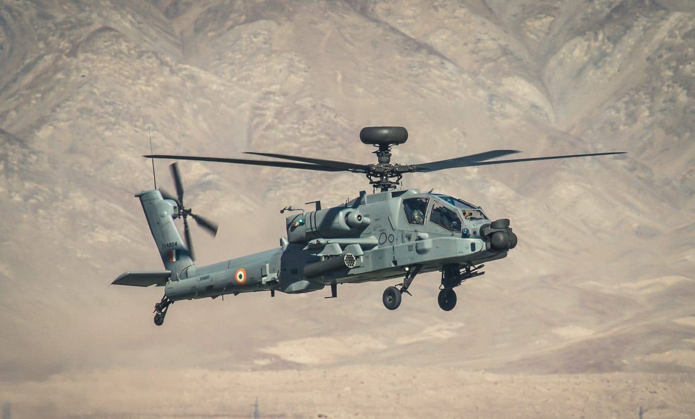 Apache helicopter