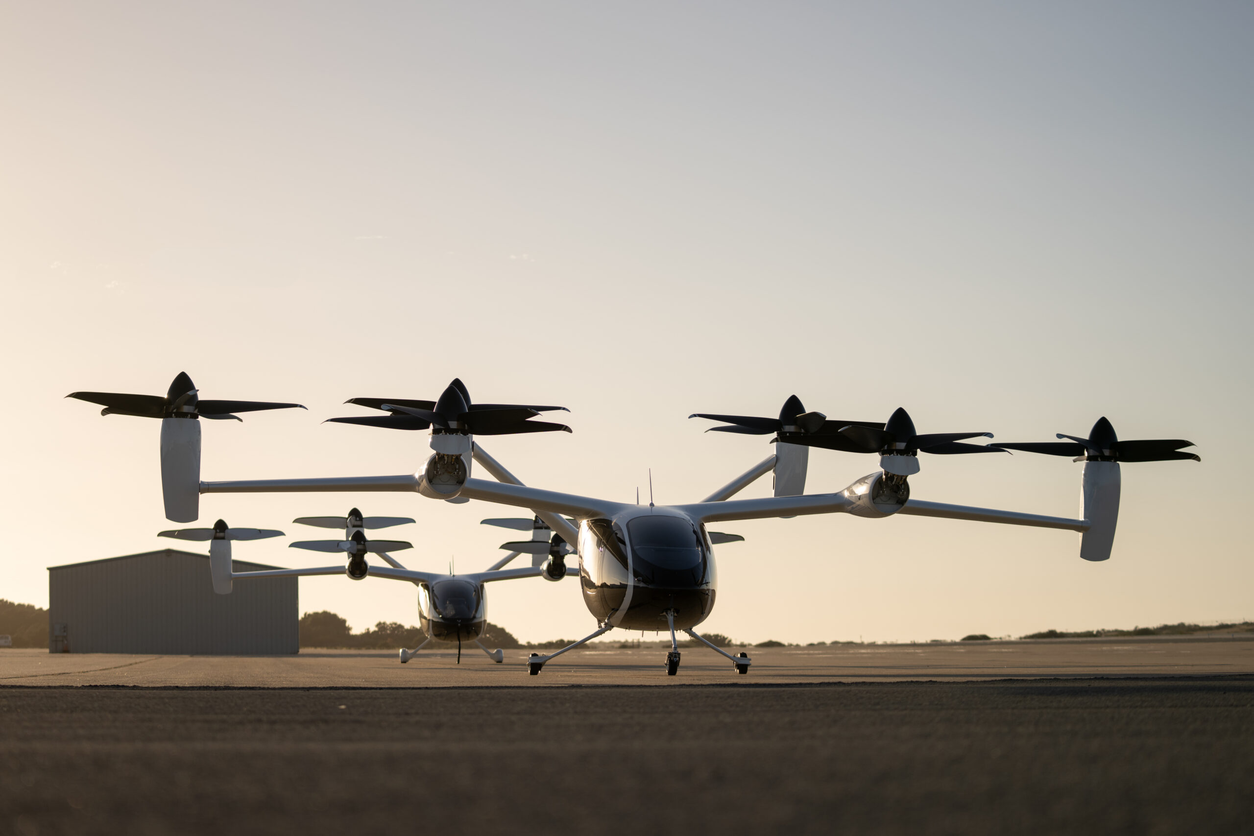 Electric vertical takeoff and landing taxis