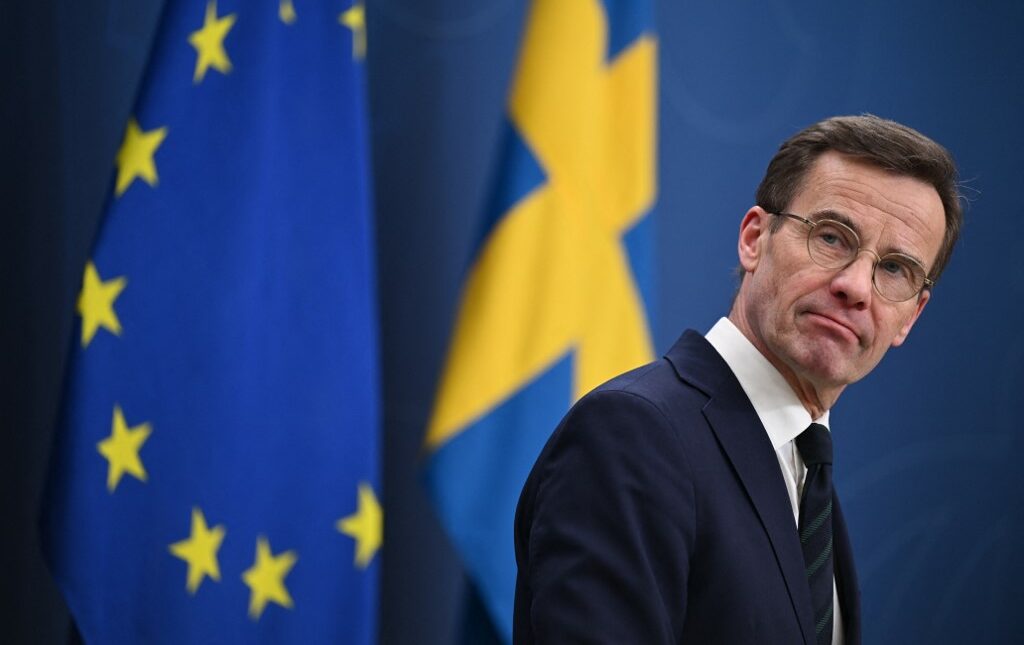 Swedish Prime Minister Ulf Kristersson