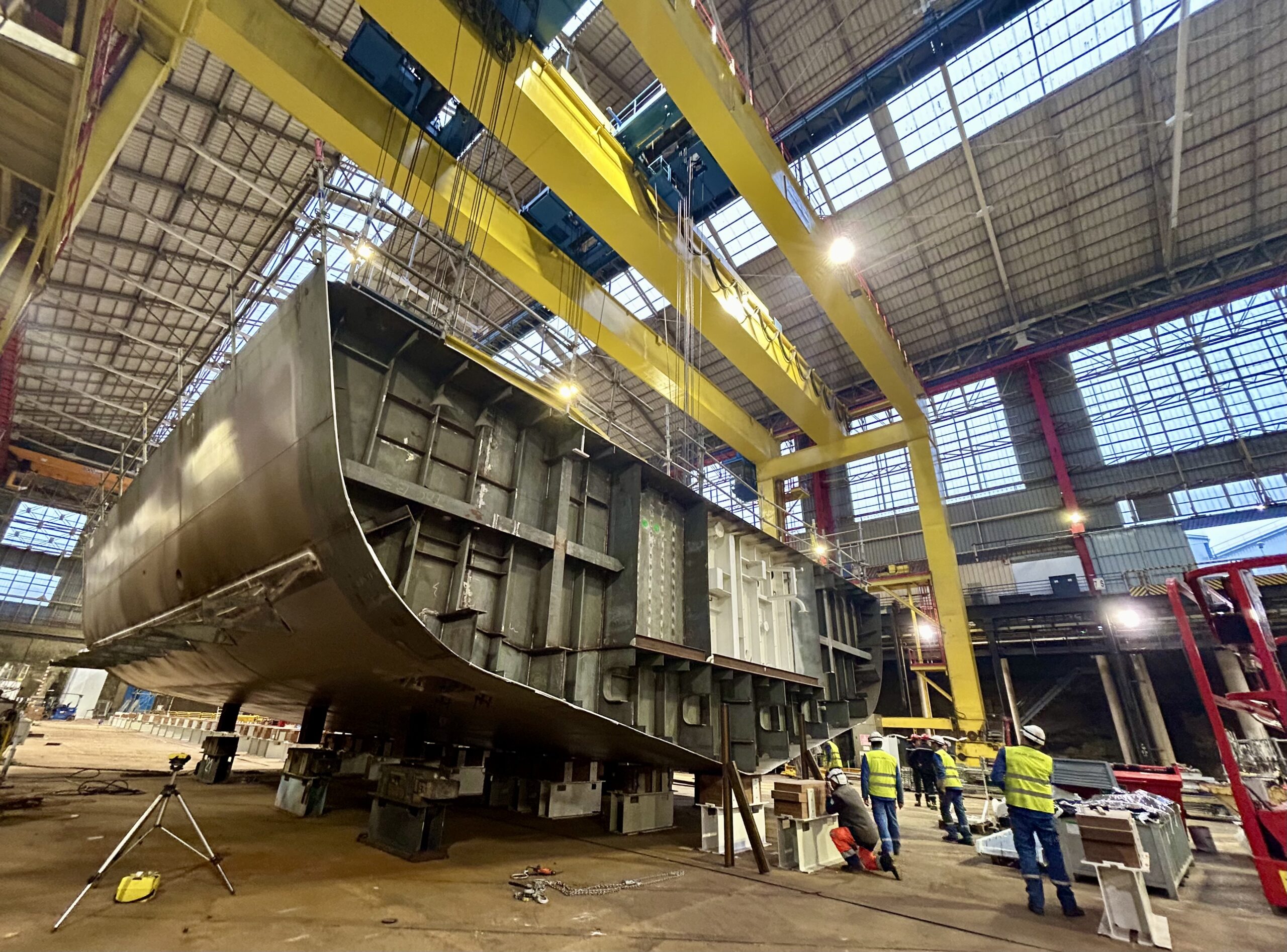 Keel laying of Hellenic Navy's third defense and intervention frigate