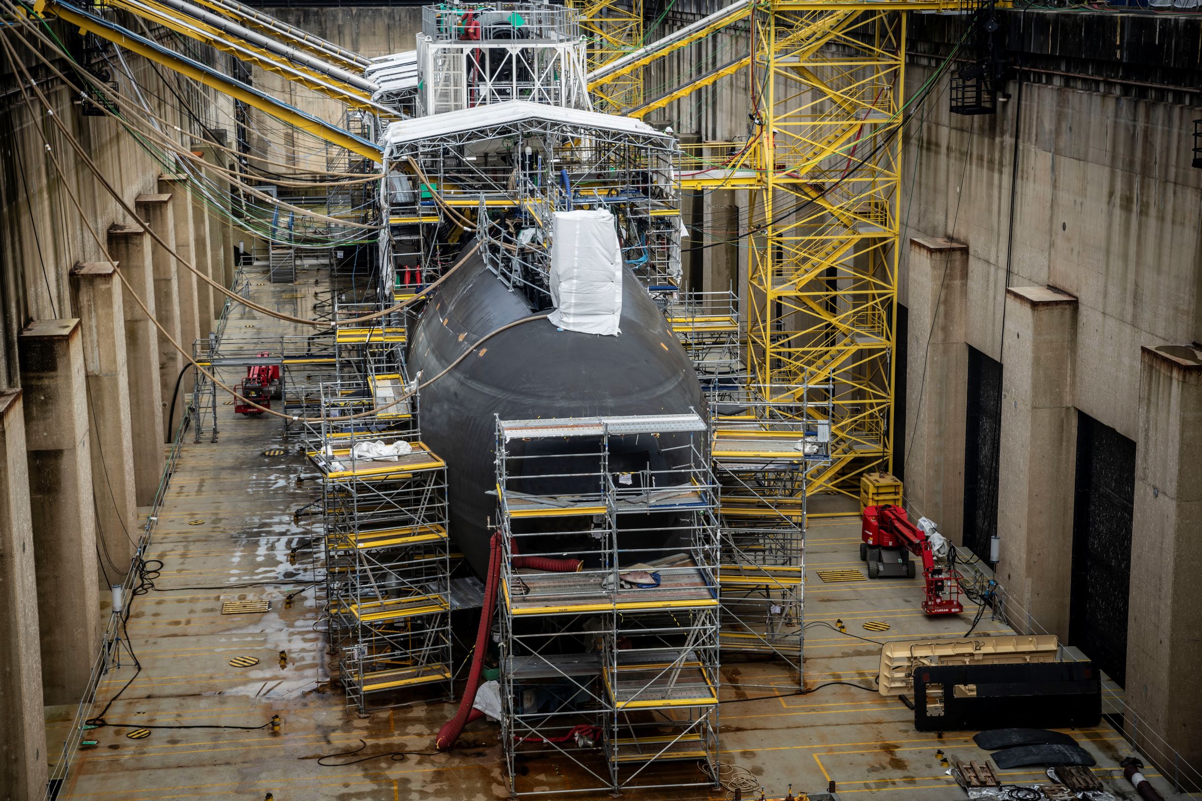 French Navy’s third Barracuda-class attack submarine, SNA Tourville (S637)