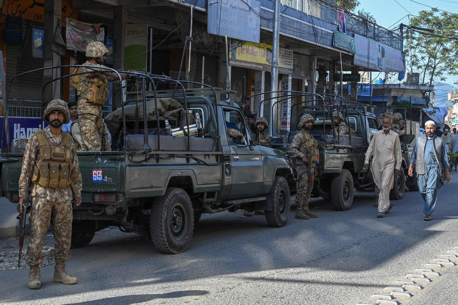 Pakistani soldiers in Balochistan