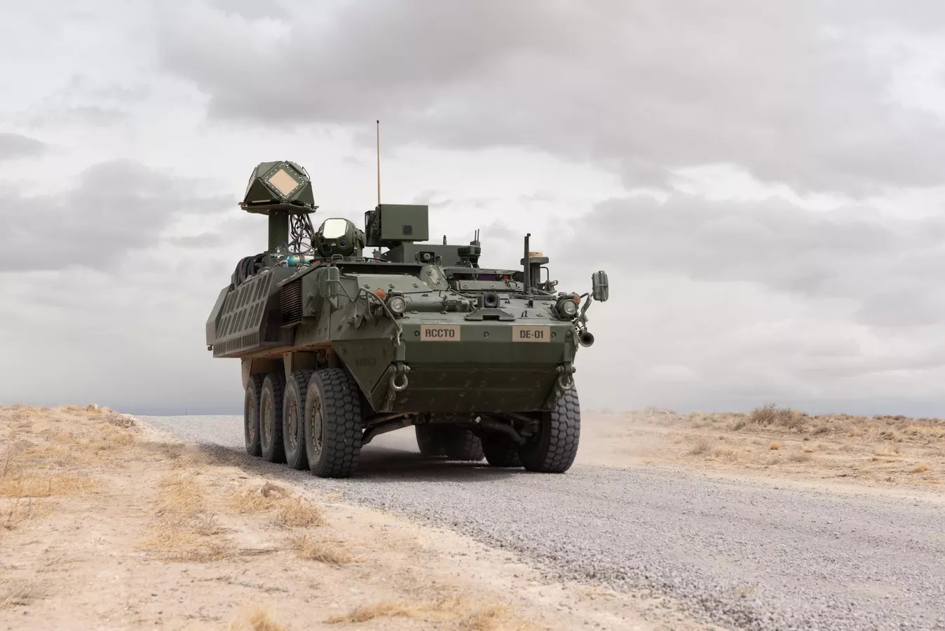 Stryker-mounted laser