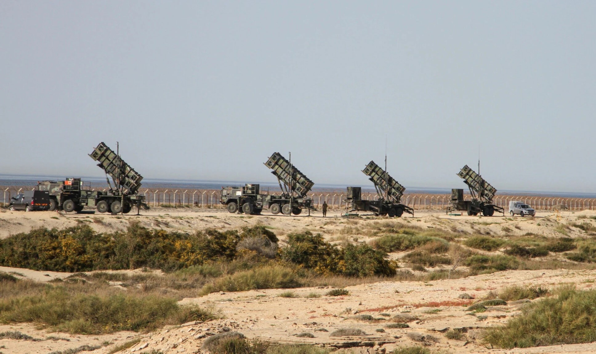 Patriot launchers
