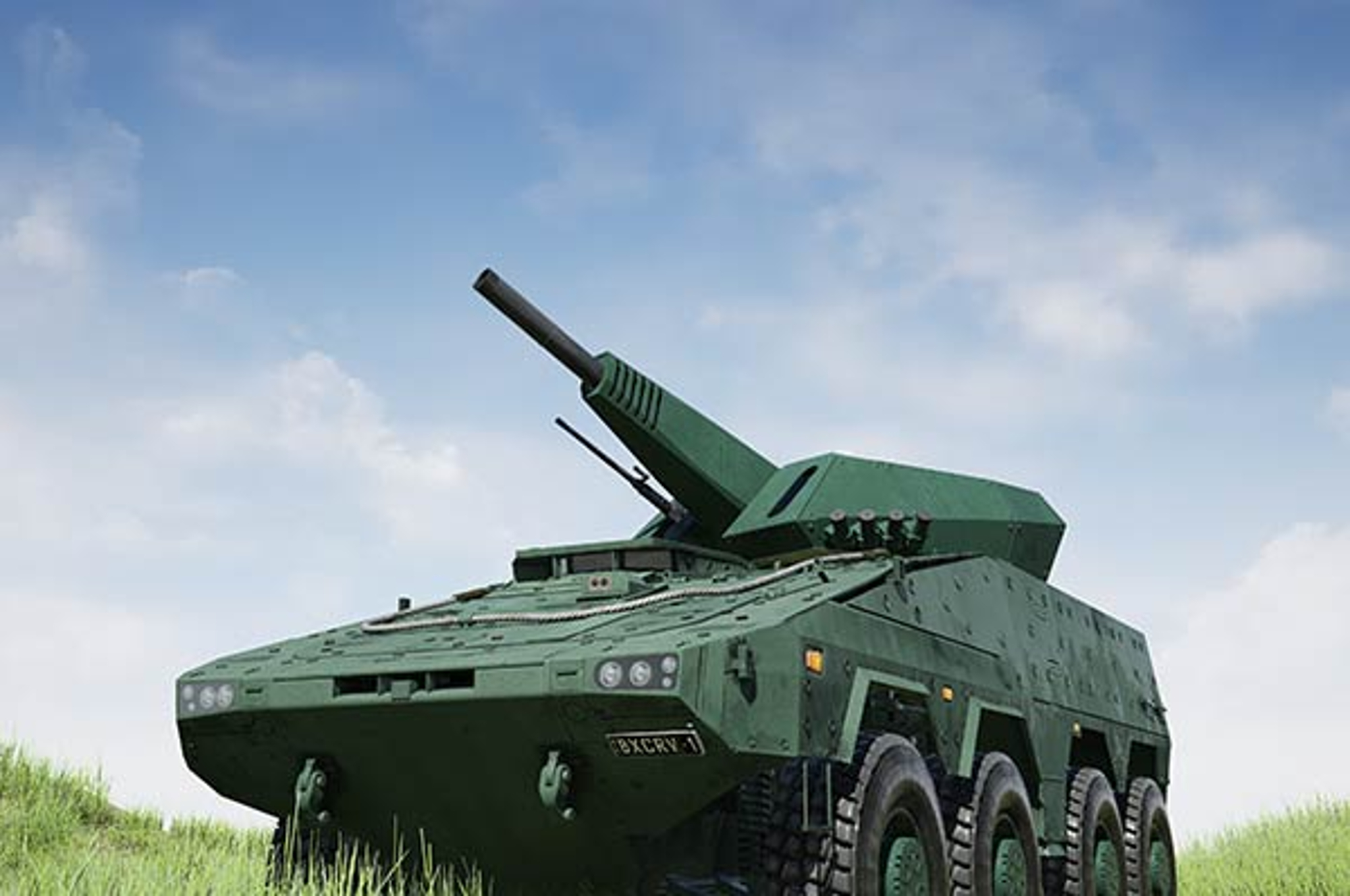 Crossbow Unmanned Turreted 120mm Soft Recoil Mortar System