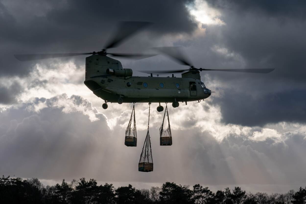 Dutch Chinook helicopter.
