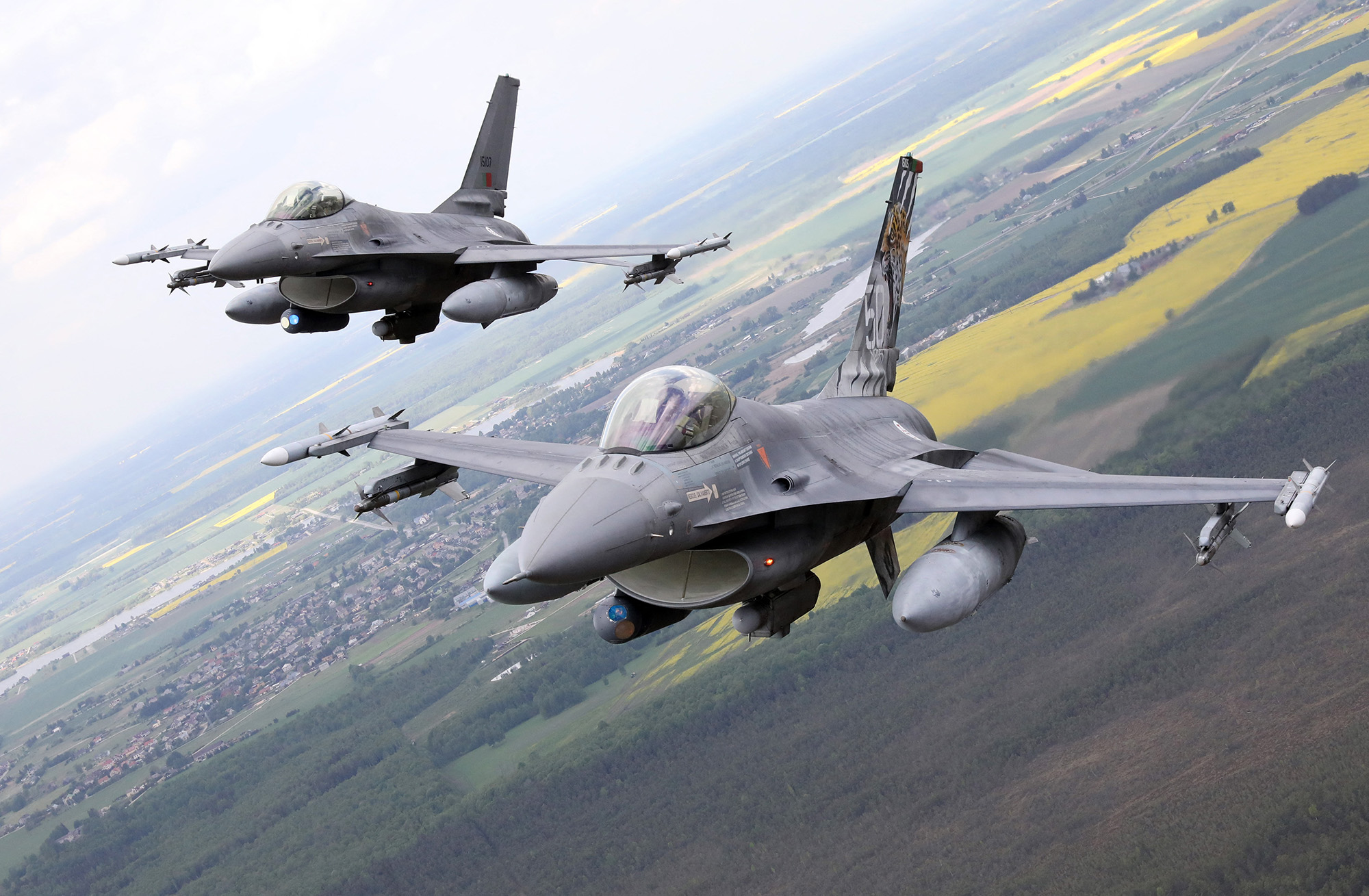 F-16 jets