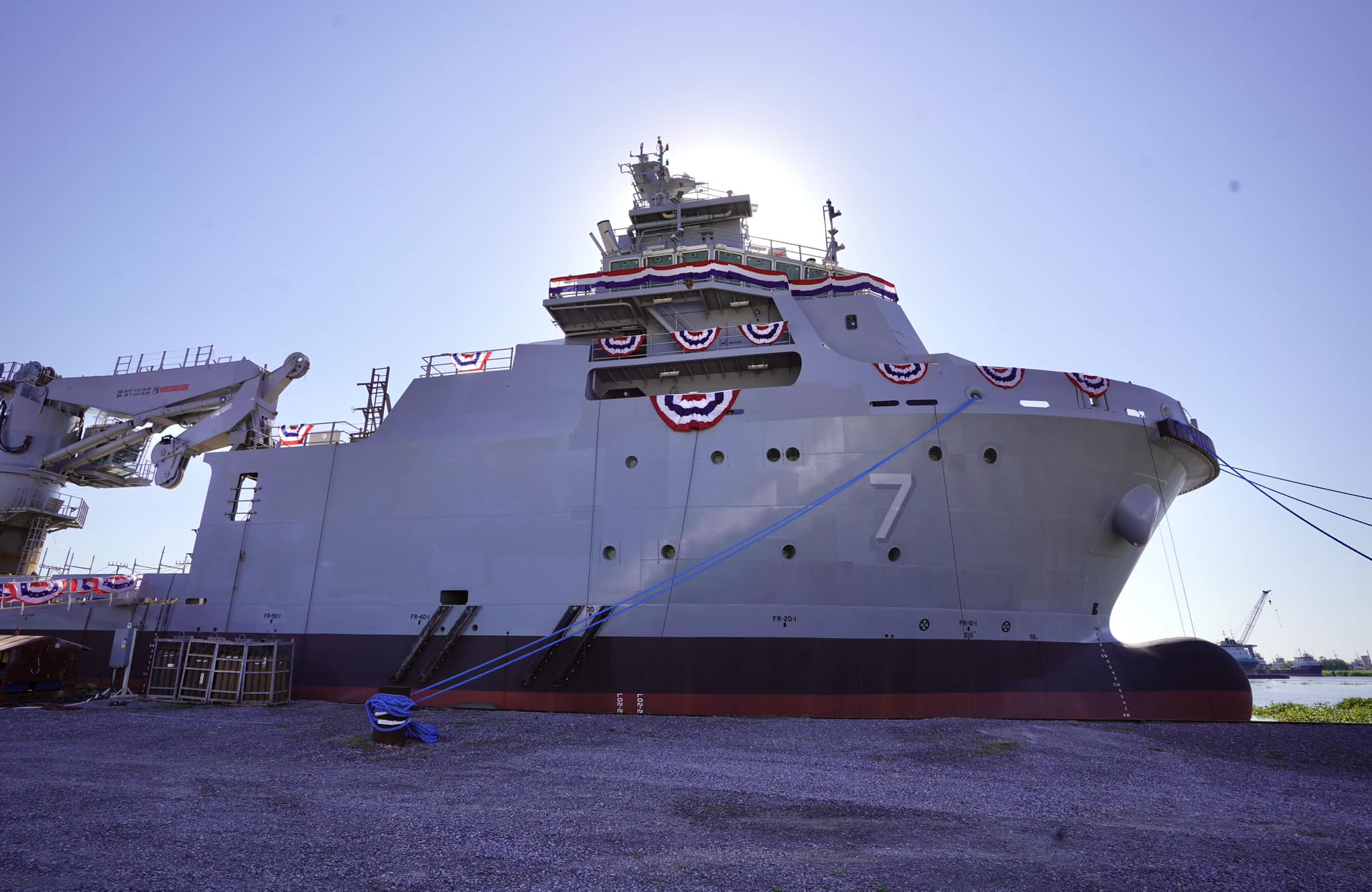 USNS Cherokee Nation towing, rescue, and salvage ship, (T-ATS 7). Photo: Bollinger Shipyards
