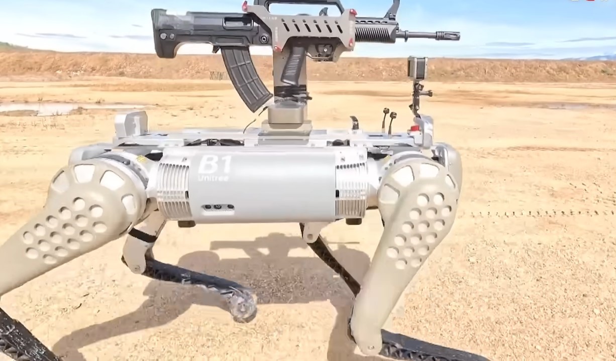China robot dog