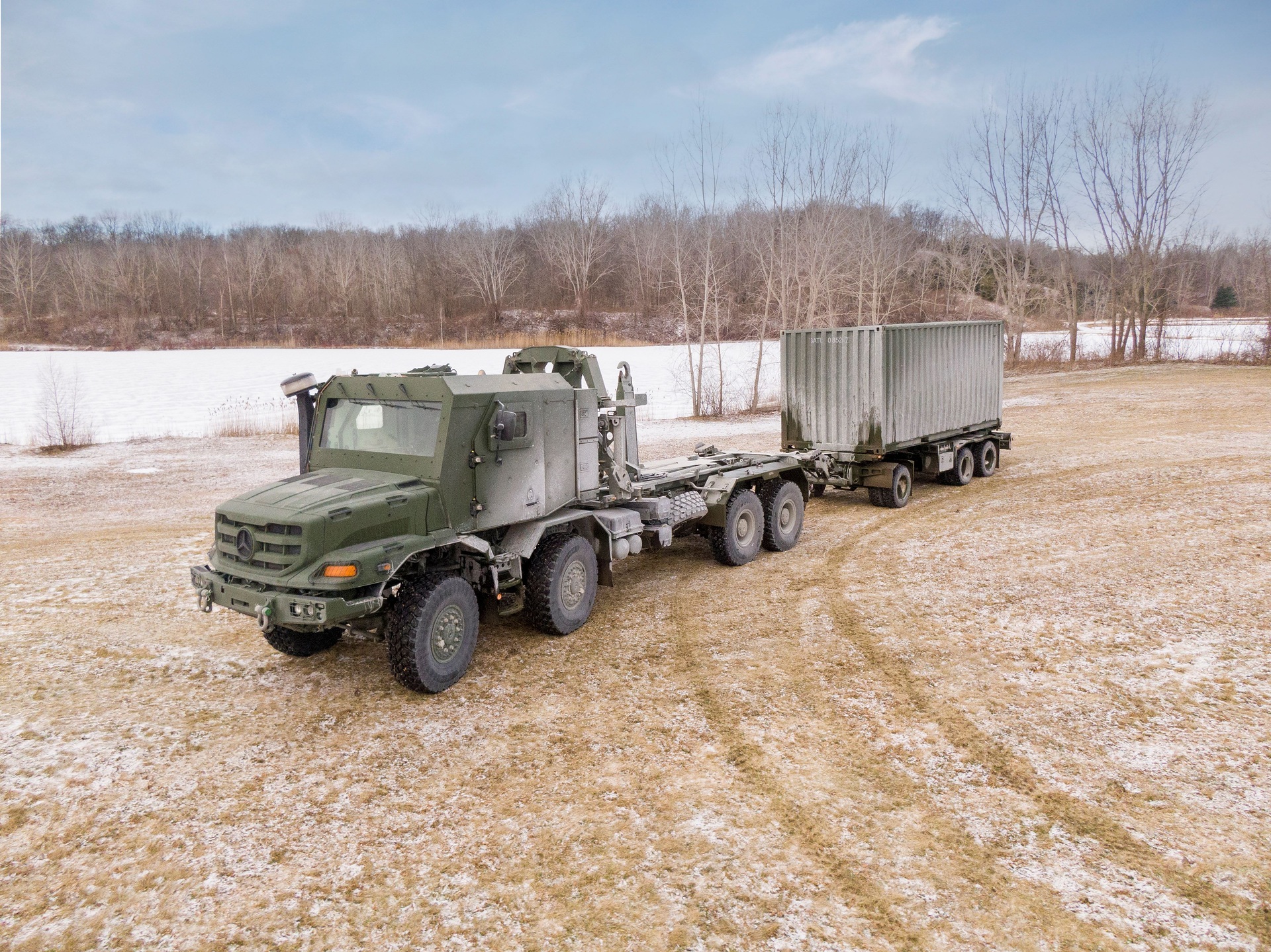 Mercedes zetros military truck