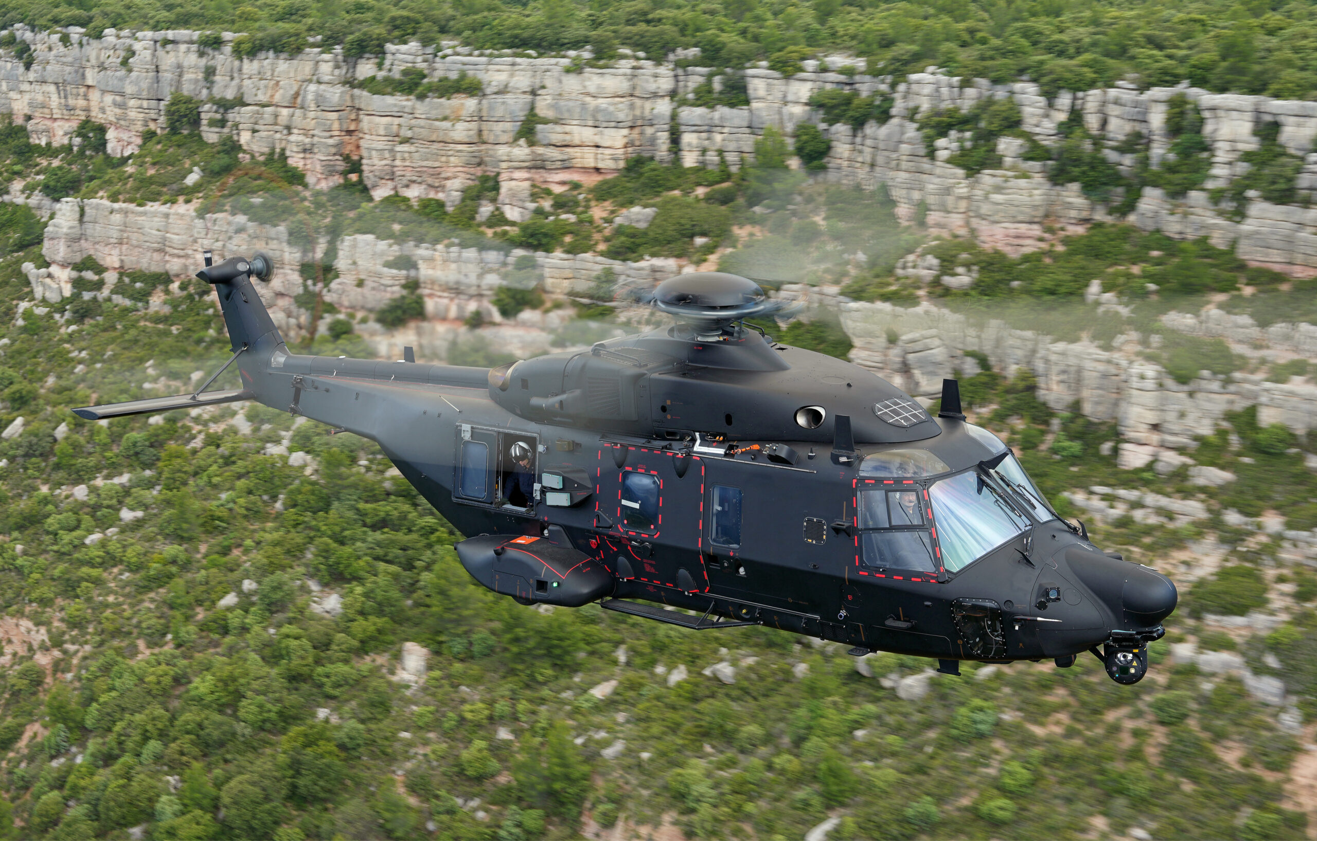 NH90 in flight