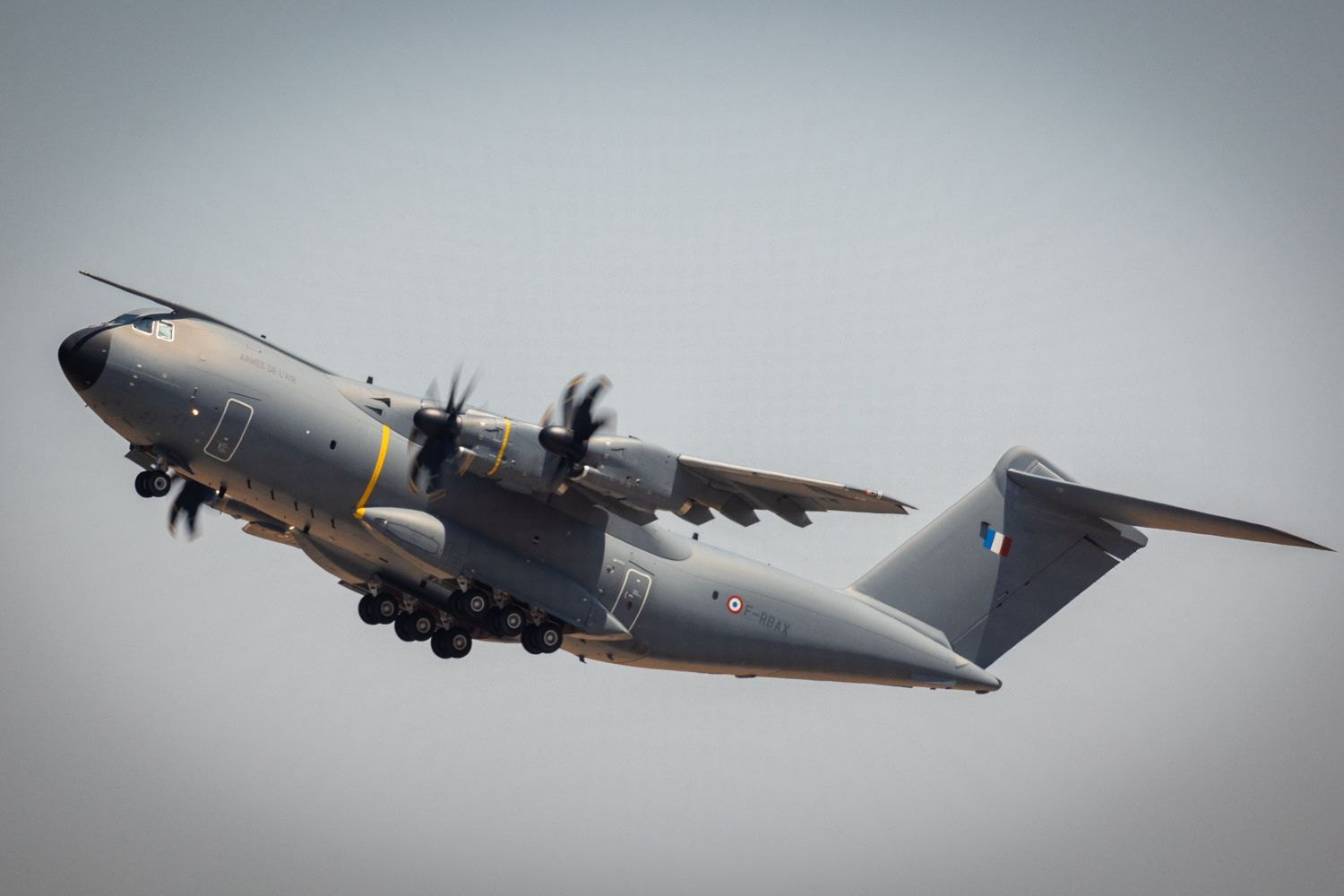 French Air and Space Force's A400M Atlas military transport aircraft