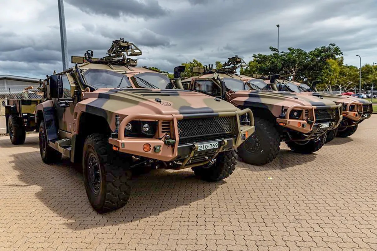 Hawkei military vehicles