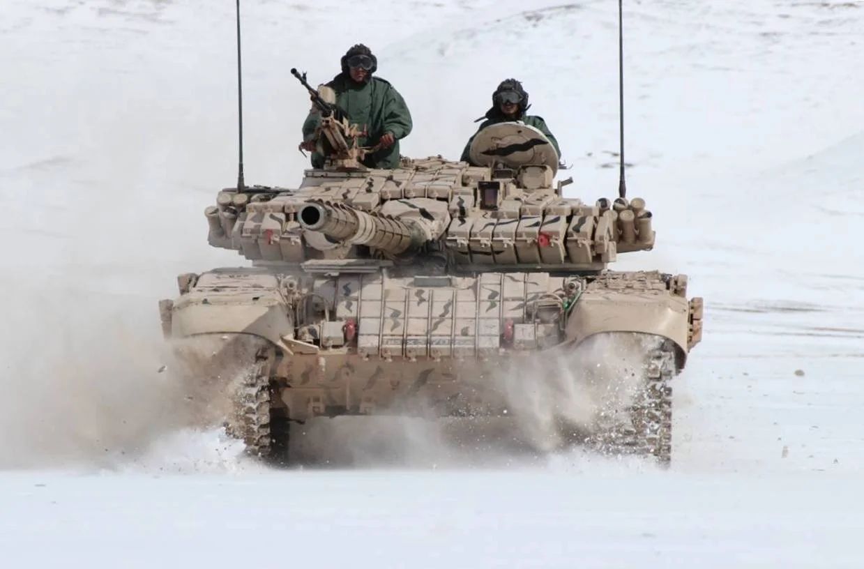 Indian Army's T-72 tank