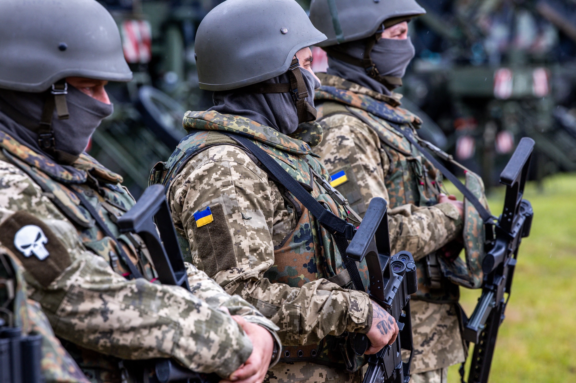 Ukrainian soldiers