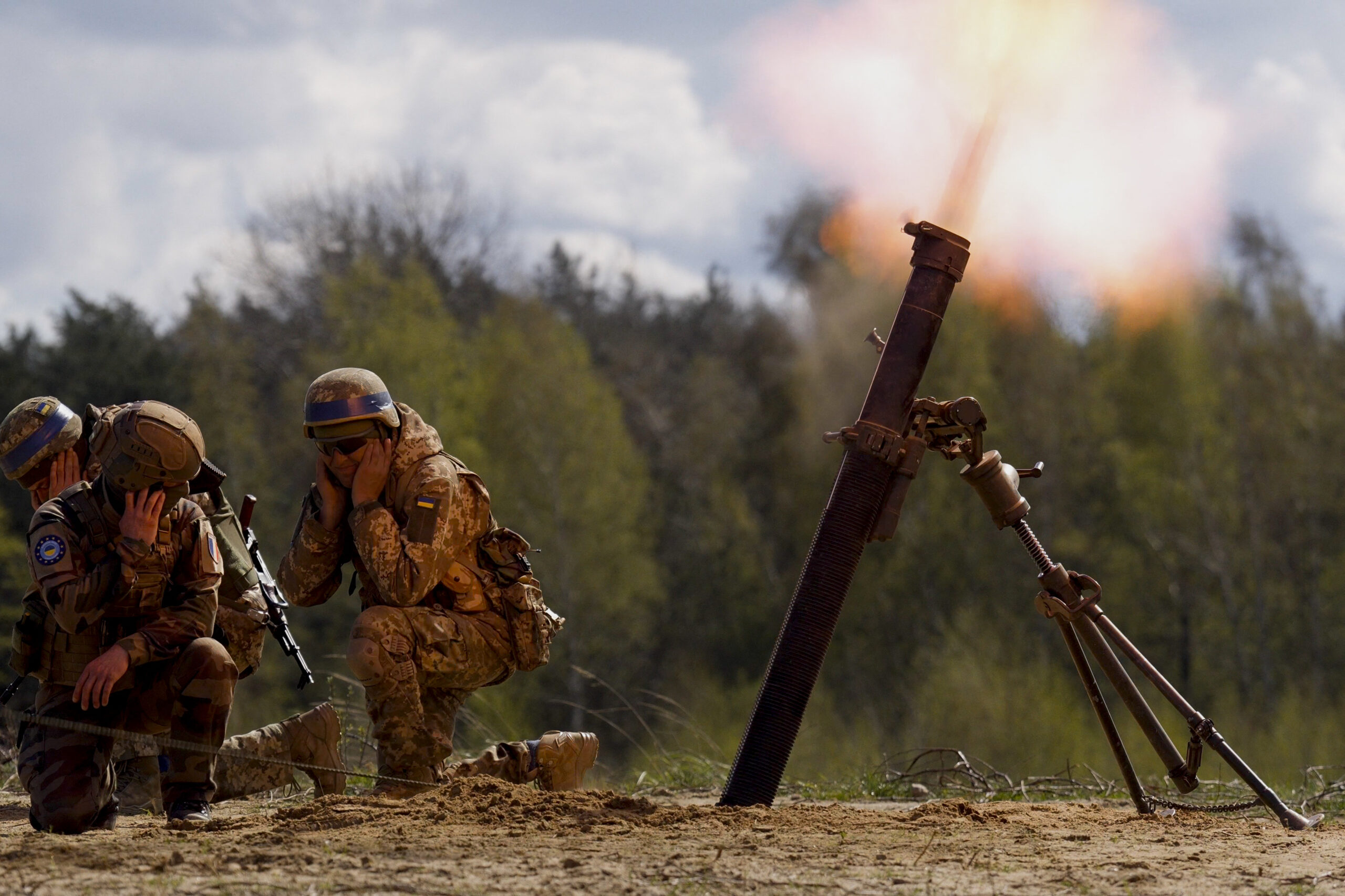 Ukrainian soldiers