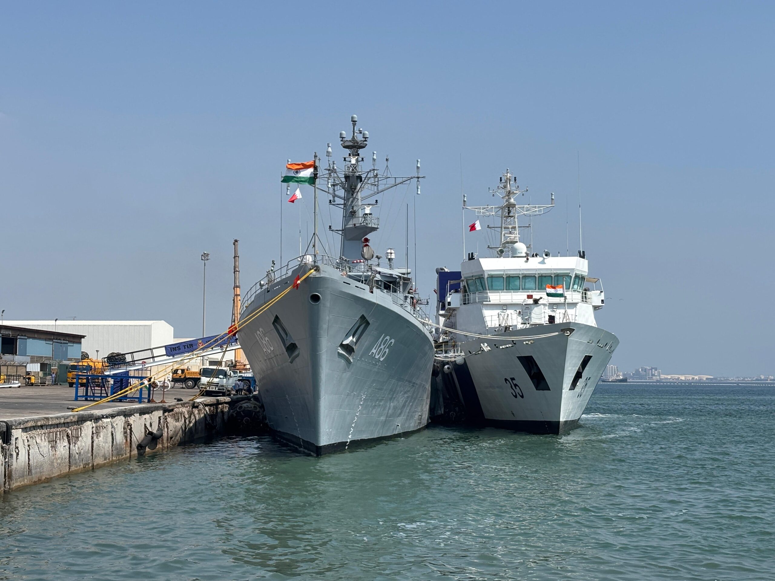 Indian First Training Squadron in Bahrain