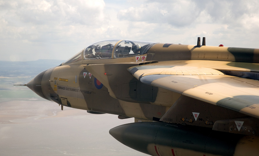 The Royal Saudi Air Force Tornado fighter jet
