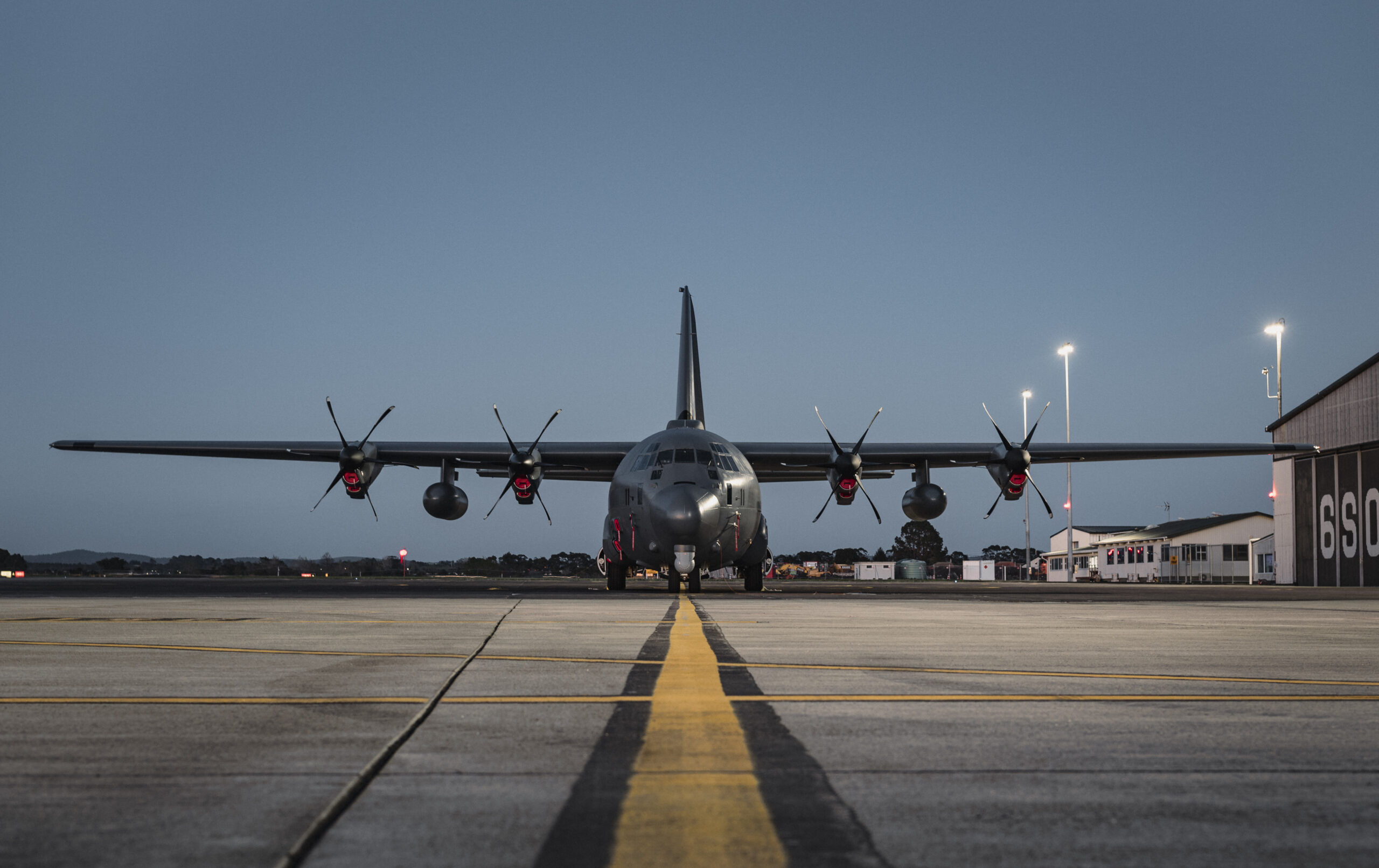 C-130J-30 Super Hercules transport aircraft